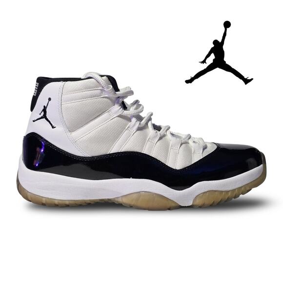 Jordan 11 Retro 'Concord' 2000 (Size 12) - White/Black-Dark Concord - SKU 136046 - Picture 1 of 15